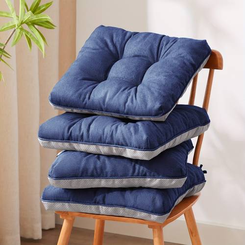 chair cushions set of chair cushions with non slip backing seat cushions for kitchen chairs indoor chair pads with ties