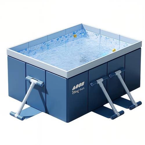 side wall pool rectangular inflatable swimming pool foldable support suitable for backyard and garden