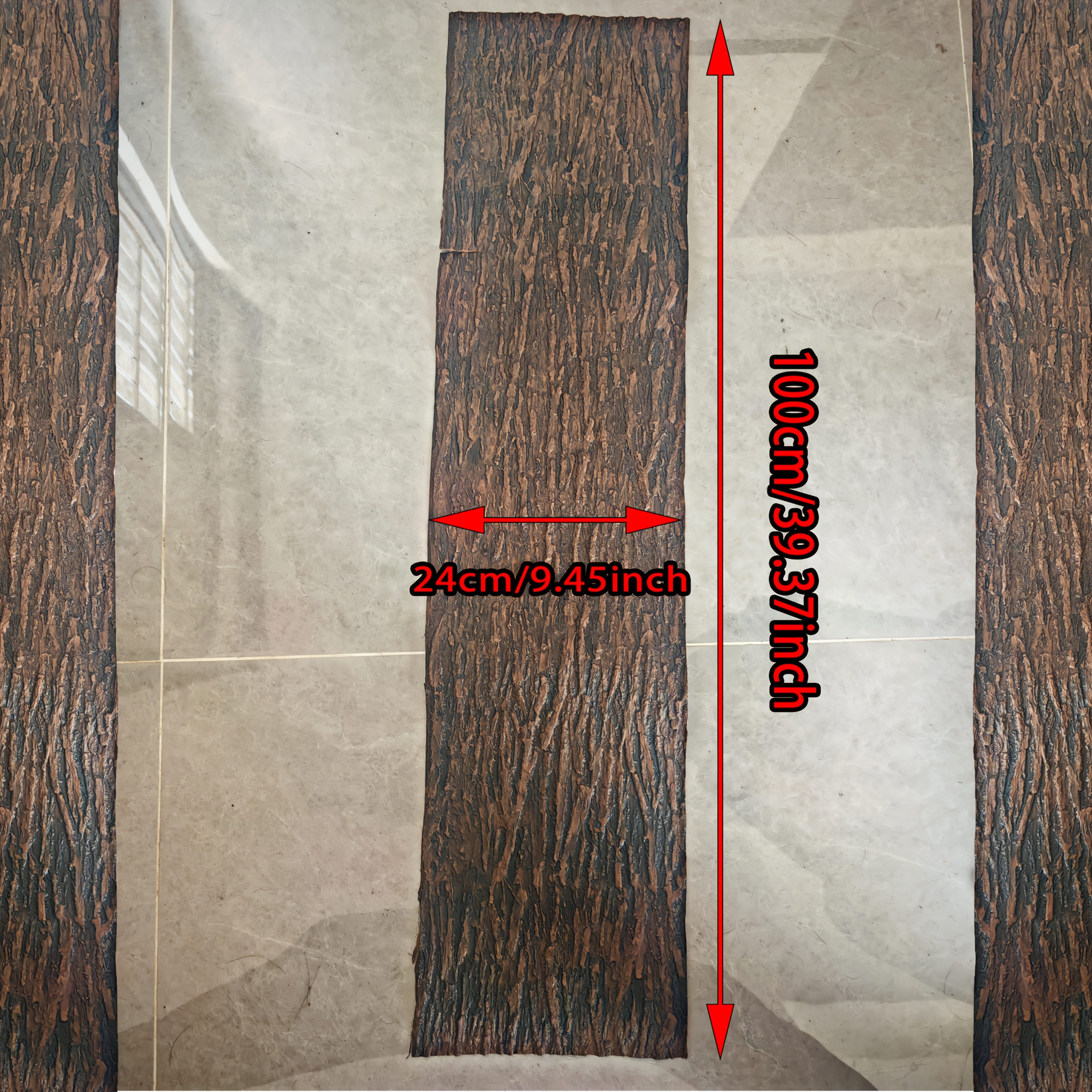 Image of Multifunctional Bark Sheet | Soft Polyurethane Material, Trimmable Size, Ideal For Pipe And Column Coverage, Wall Decoration, Realistic Willow Texture