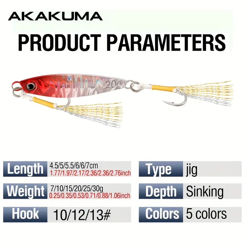 5pcs mixed color fishing jig lures 7g 10g 15g 20g 25g 30g - Temu Oman 5pcs mixed color fishing jig lures 7g 10g 15g 20g 25g 30g - Temu Oman