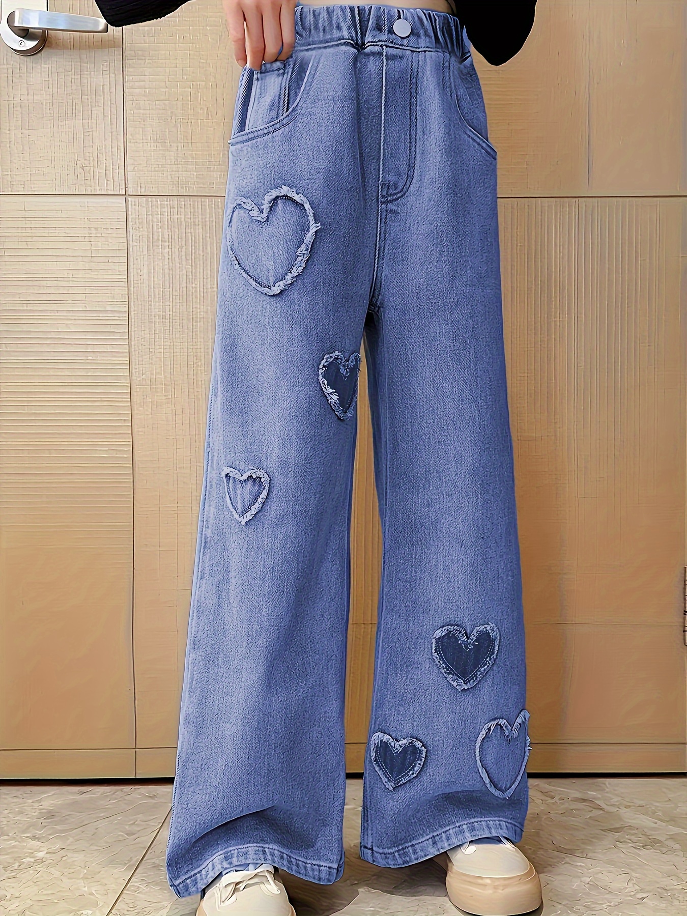 Girls baggy jeans best sale