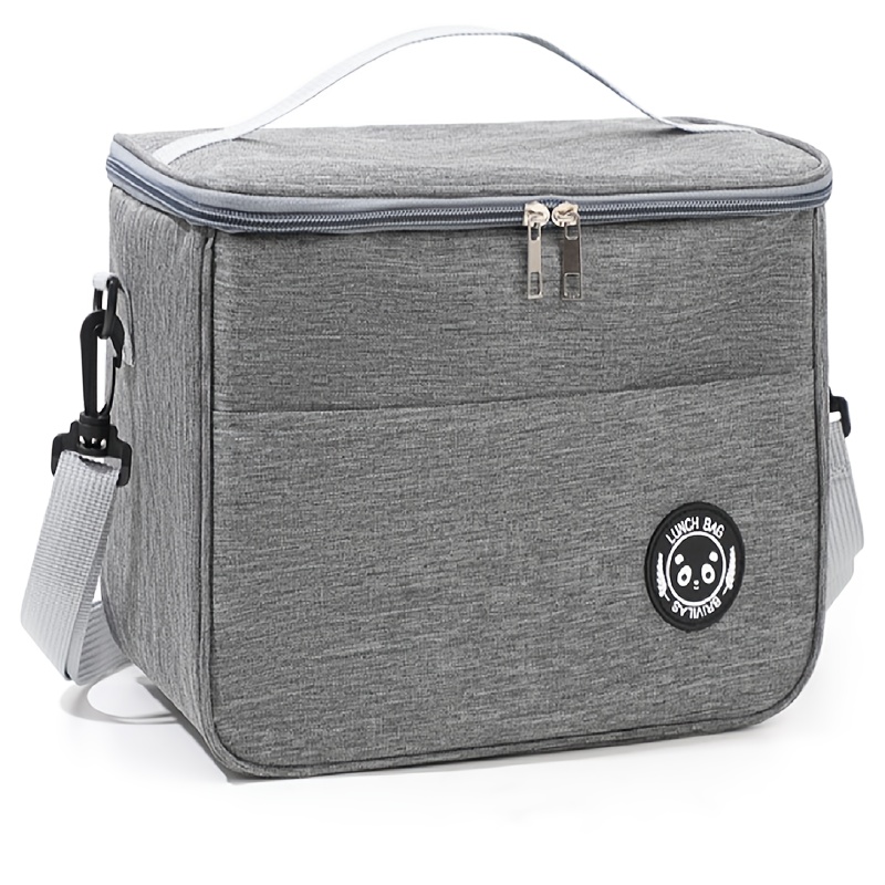Heated Lunch Box Handbag Insulated Bag Aluminum Foil Thickened Bento Bag Large Capacity Lunch Bag for Office Workers Fashionable Non-food contact,back to school