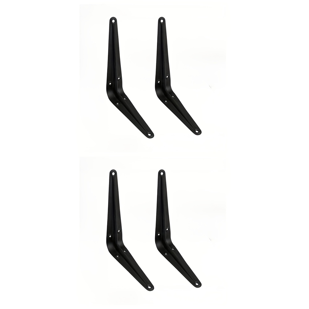 TEMU 4pcs Supports de Support Triangulaire à Support d'Étagère Support Mural Suspendu Fixe Support d'Étagère Trépied Support de L Support d'Étagère