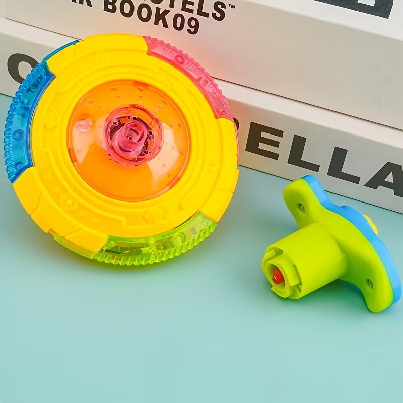 Holiday Gift UFO Gyroscope Toy with Glowing Lights