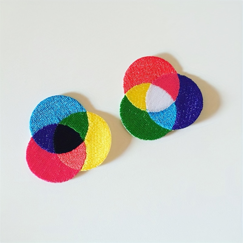 

Artist's : 1pc Color Mixing Iron-on Patch - Embroidered Applique For Sewing & Knitting, Perfect Gift For Art Enthusiasts