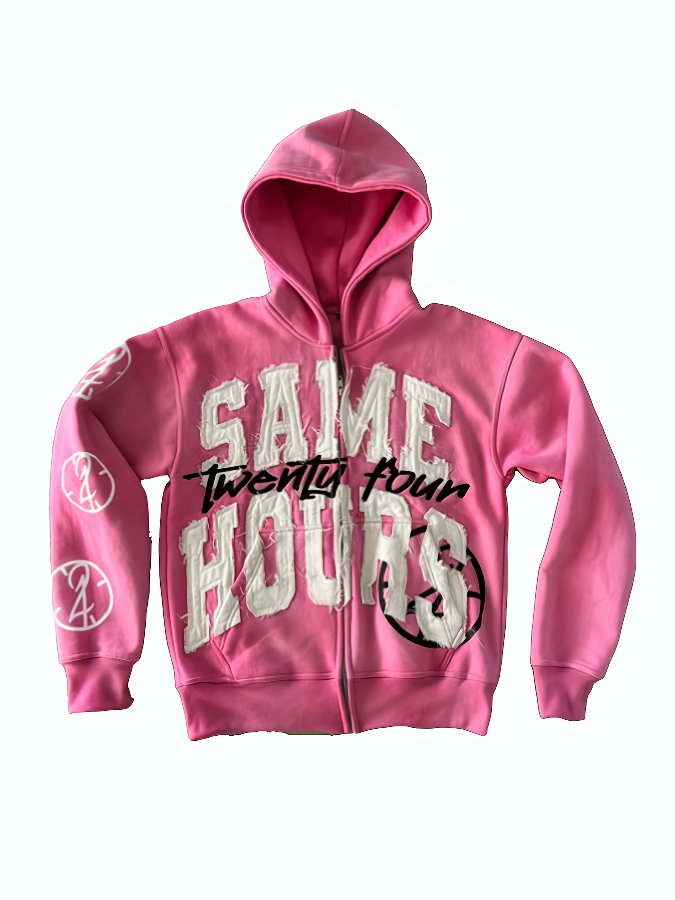 y2k harajuku letter hooded sweatshirt men casual top autumn