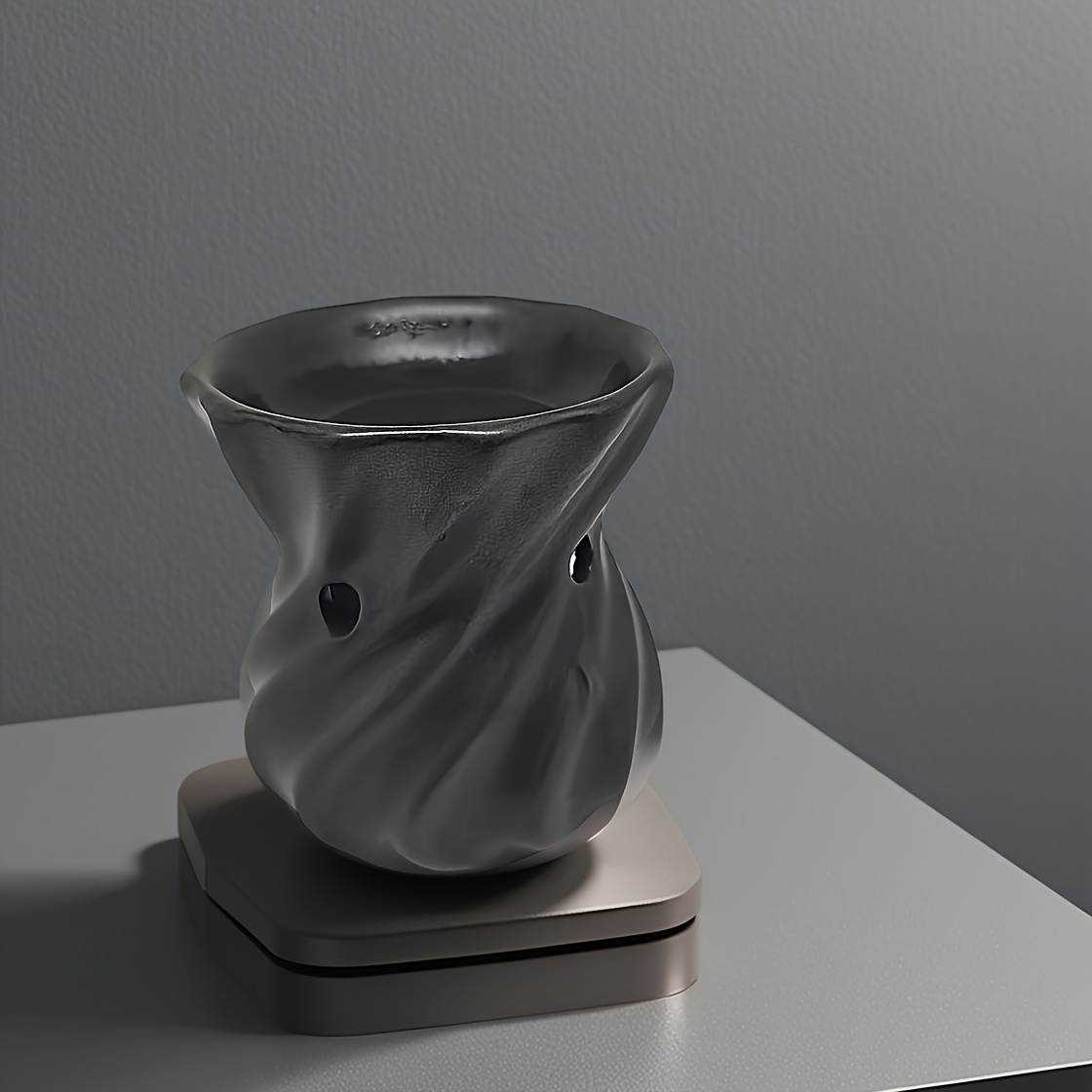 Minimalist Nordic Creamy Style Ceramic Oil Diffuser Creative Craft Light And White Styles Decorative Ornaments Oil Diffuser
