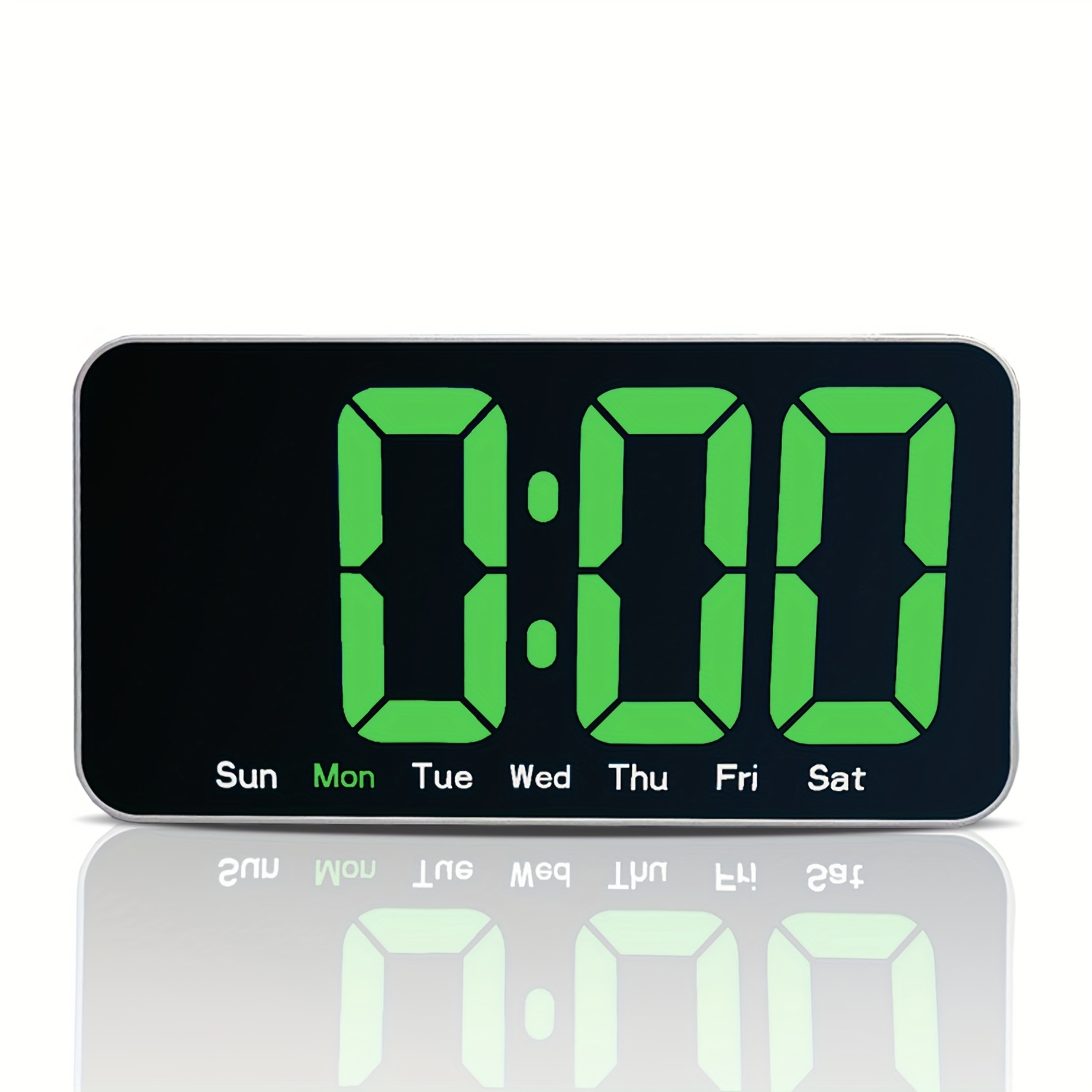 TEMU Led Large Digital Wall Clock, 3-level Brightness Dimmer & , Memory Function - Desk And Wall Mountable For Home, Office, Classroom - Usb-powered
