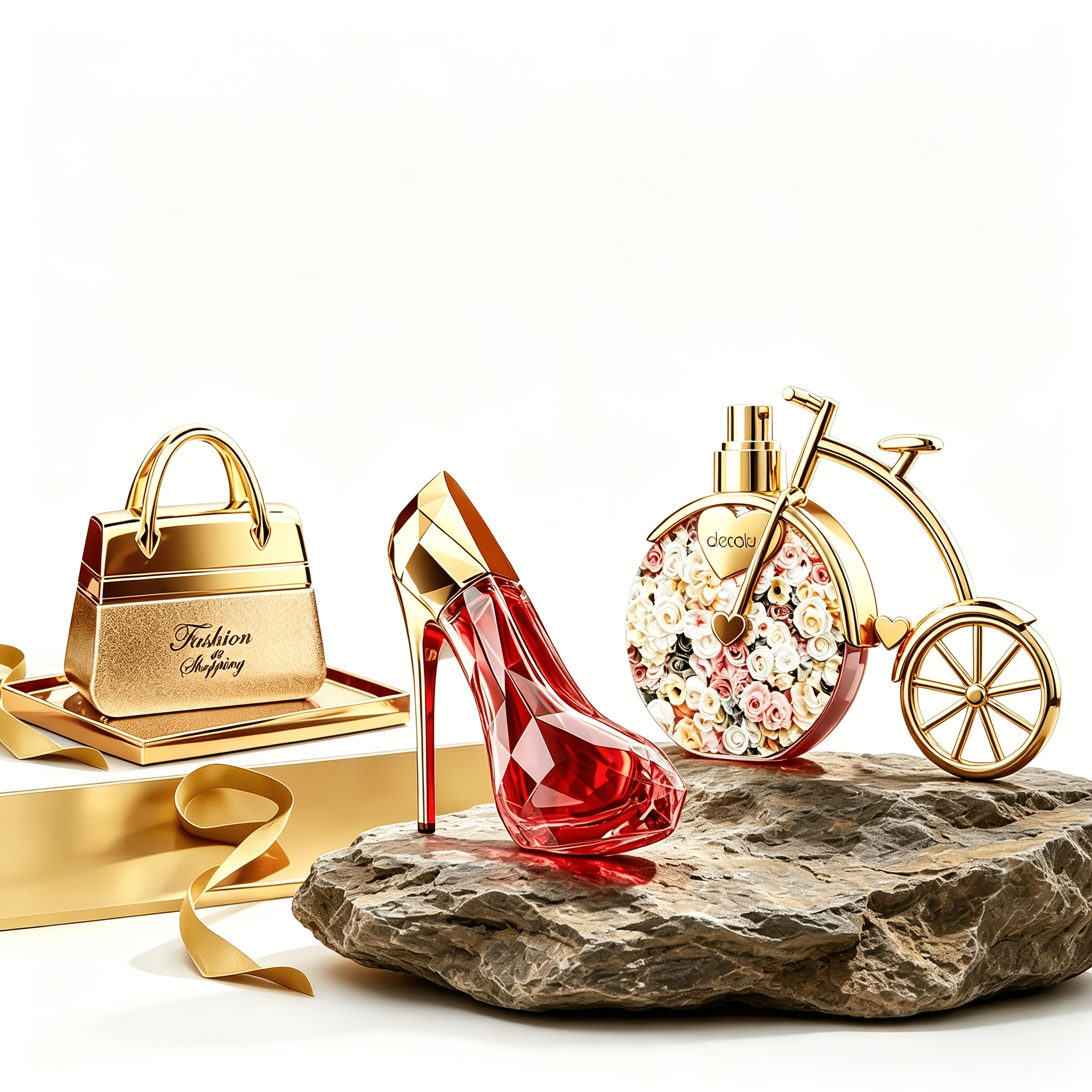 Image of 3/4pcs Women's Perfume Set With Chic Bottle Designs, -floral Notes With , Long-lasting. Ideal For Personal Use Or Gifting For Christmas, Valentine's Day, Mother's Day, New Year And Other Occasions.