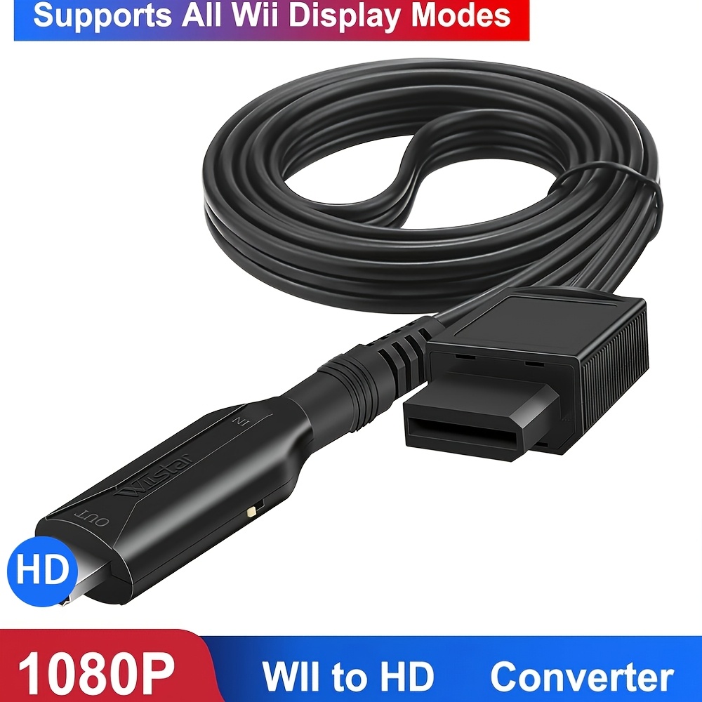 

Suitable For Wii To Hd Converter, 1080p/720p Wii Hd Adapter Outputs Video And Audio. Hd Converter Supports All Wii Display , Ntsc. Compatible With Wii, , And Hdtv