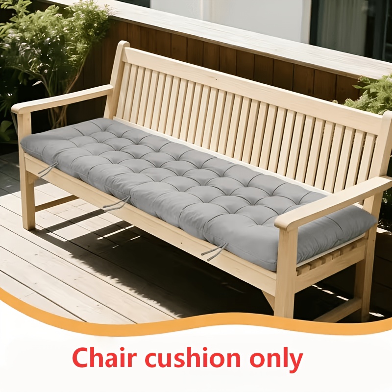 new outdoor bench cushion porch bench cushion outdoor 2 4 person replacement seat cushion garden double leisure sofa replacement seat cushion with strap porch recliner double sofa cushion suitable for  