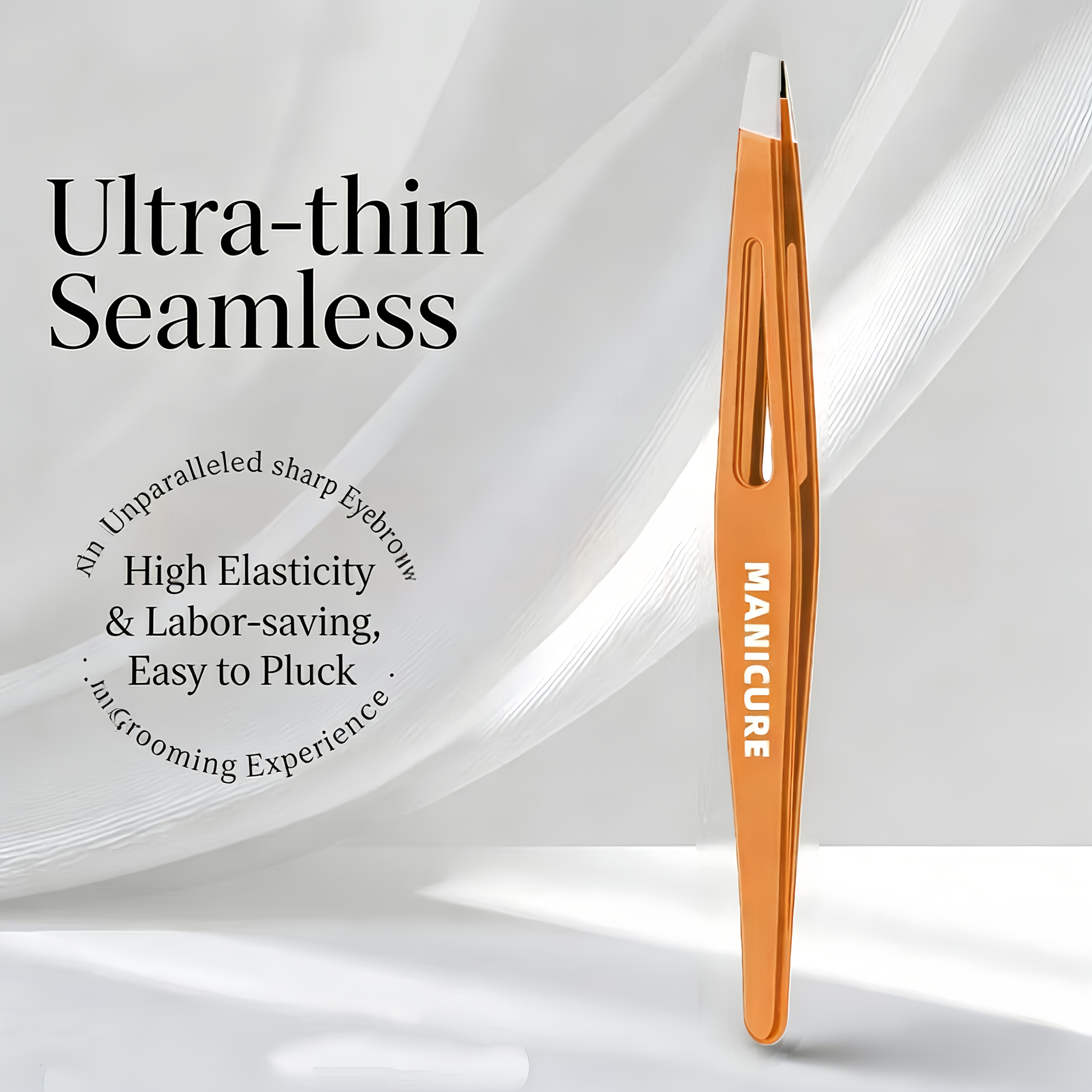 High-quality Stainless Steel Eyebrow Tweezers, Hair Removal Tweezers, For Beard Removal, Slant Tip Eyebrow Tweezers, Facial Hair Tweezers, Facial Care Tool