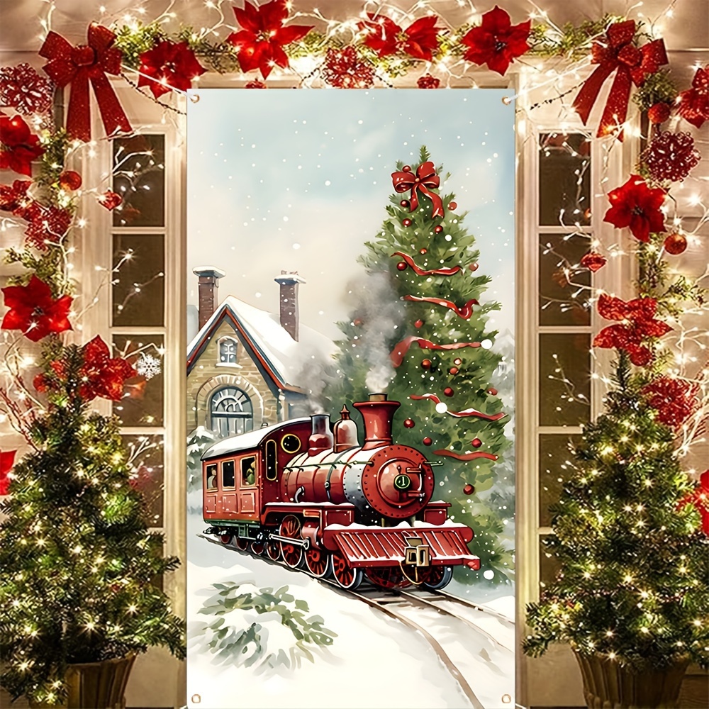 

Christmas - 35x70" Polyester, & , For Decor,