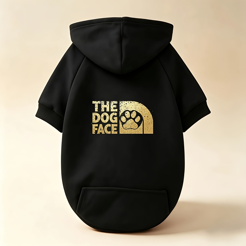 TEMU Felpa con Tasche per Animali Domestici con Stampa di del del Cane, Taglie Medie e Piccole