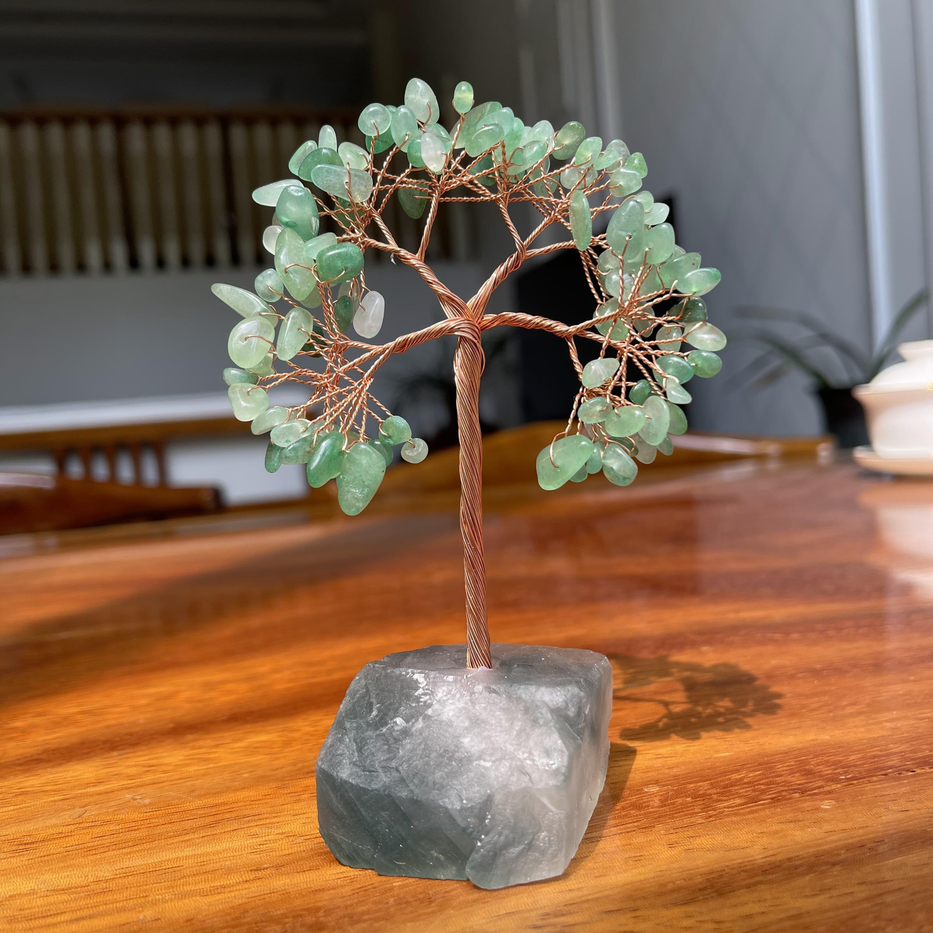 Arbre En Cristal Améthyste - Arbre De Vie Pierres Chakras Feng Shui - Décoration Ésotérique Et Spirituelle