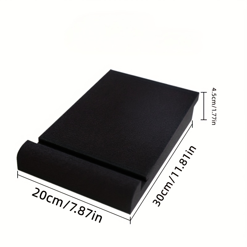 TEMU High-density Speaker Isolation Pads - Polyurethane Material, Sound Absorbing, Insulating For Home Audio Systems, Desktop Accessories|modern