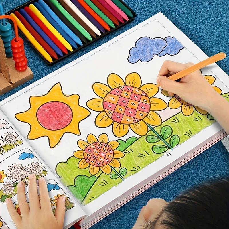 Do-It-Yourself Art Or Craft Projects, Educational Coloring Books Featuring Hand-Drawn Illustrations of Animals And Vegetables, a Car Painting Book with Designs of Animals, Fruits, Characters, Or Graffiti, Showcasing Clear Lines And Intricate Patterns, Ideal for Gifts During Easter, Halloween, And Christmas. Chinese Version