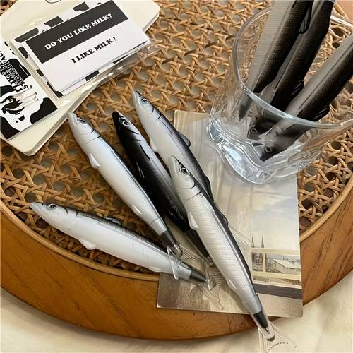 Creative and Quirky Fish-shaped Gel Pen, Smooth and Easy to Write, Suitable for Office and Study Use, Fun Ocean-themed Stationery, a Unique Creative Gift for Parties and Holidays