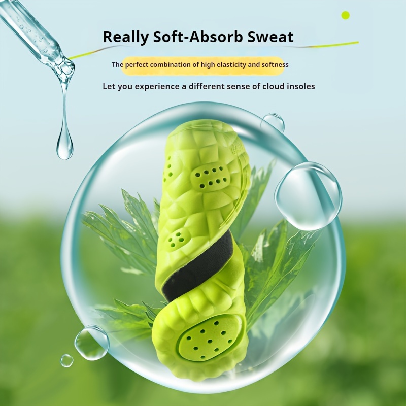 EVA Sports Insoles - Thick, Soft & Breathable with Heel Support | Sweat-Absorbent & Odor-Resistant for Running, Basketball & Casual Attire