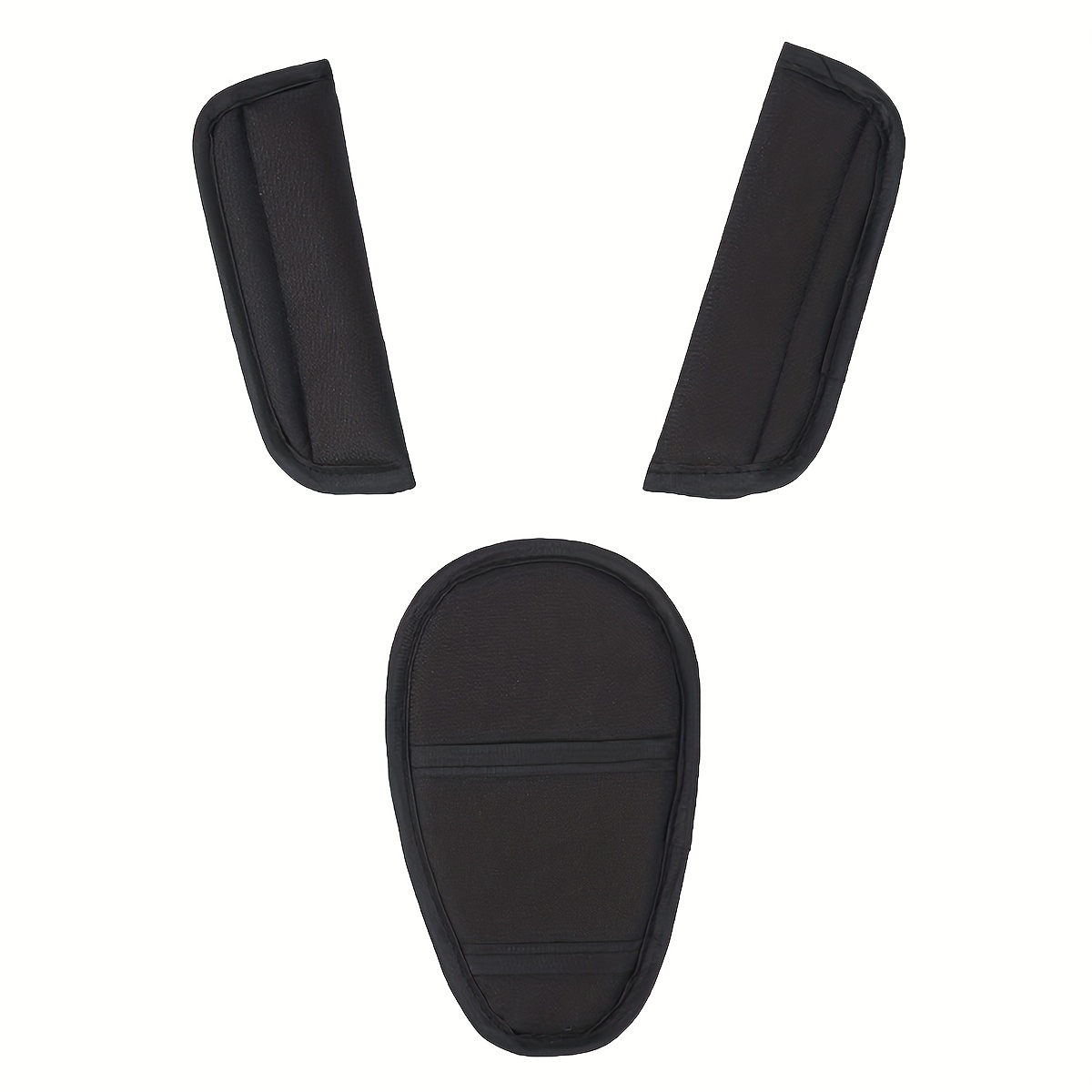 TEMU 3pcs Set - Stroller Shoulder Strap Cover + Crotch Cover, Stroller Accessories > Stroller Shoulder Strap Cover