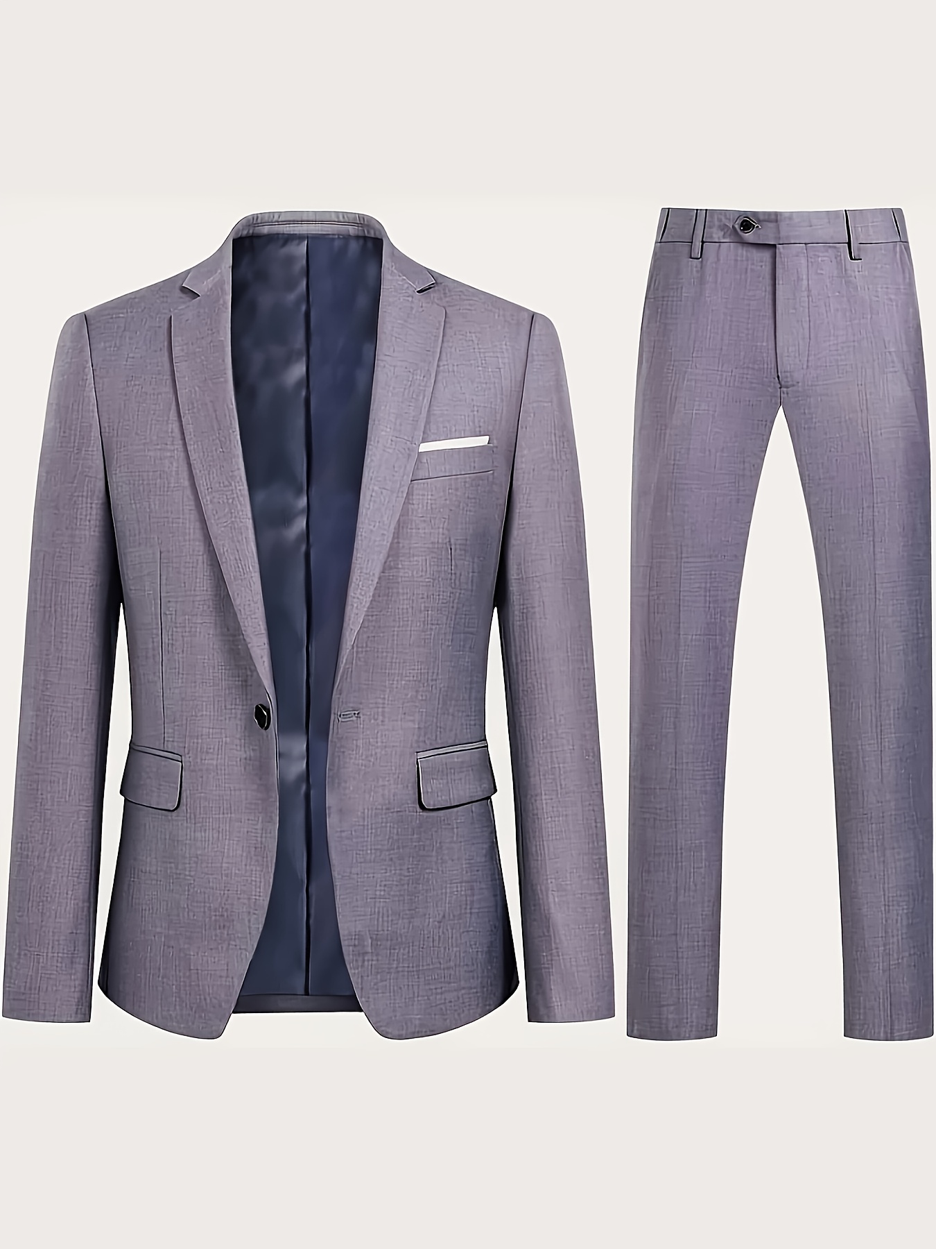 Men'S 3pcs Suit, Including a Blazer, Vest, And Trousers, Stylish And High-Quality.