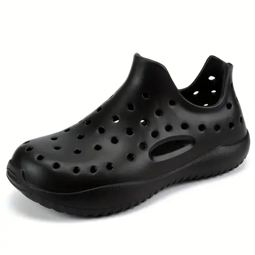 mens clogs garden shoes with arch support slip on outdoor beach slippers