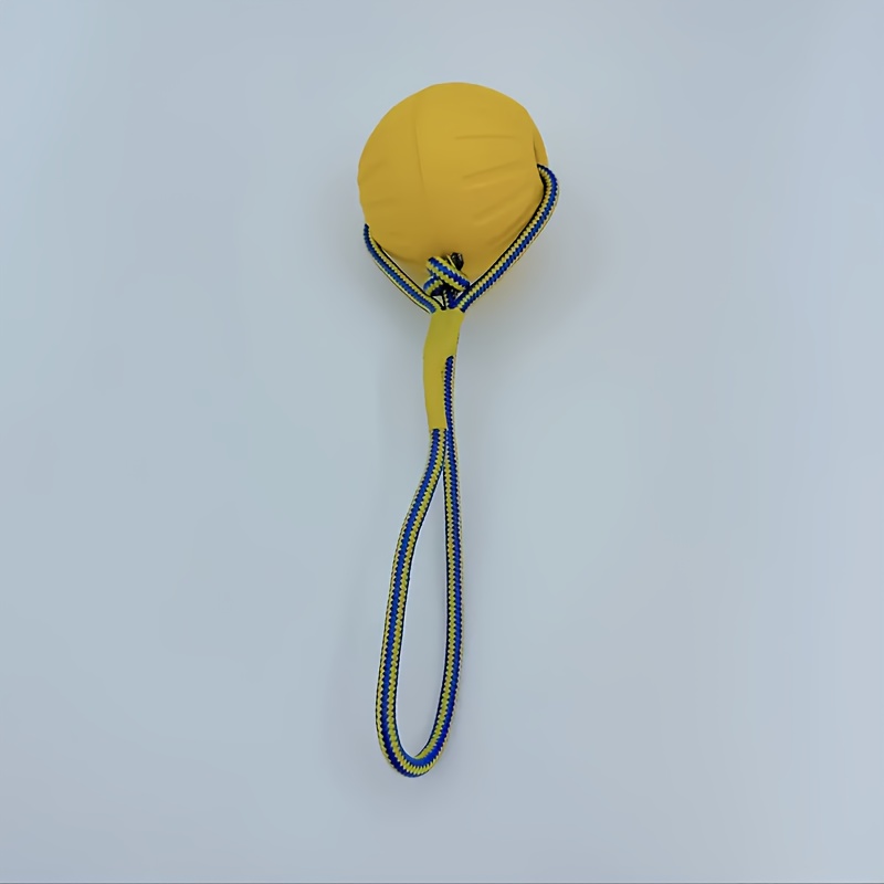 Durable Pet Training Toy Ball With A Rope, Designed For Tugging, Pulling, And Chewing - Perfect For Interactive Play And Dental Health, Without Battery
