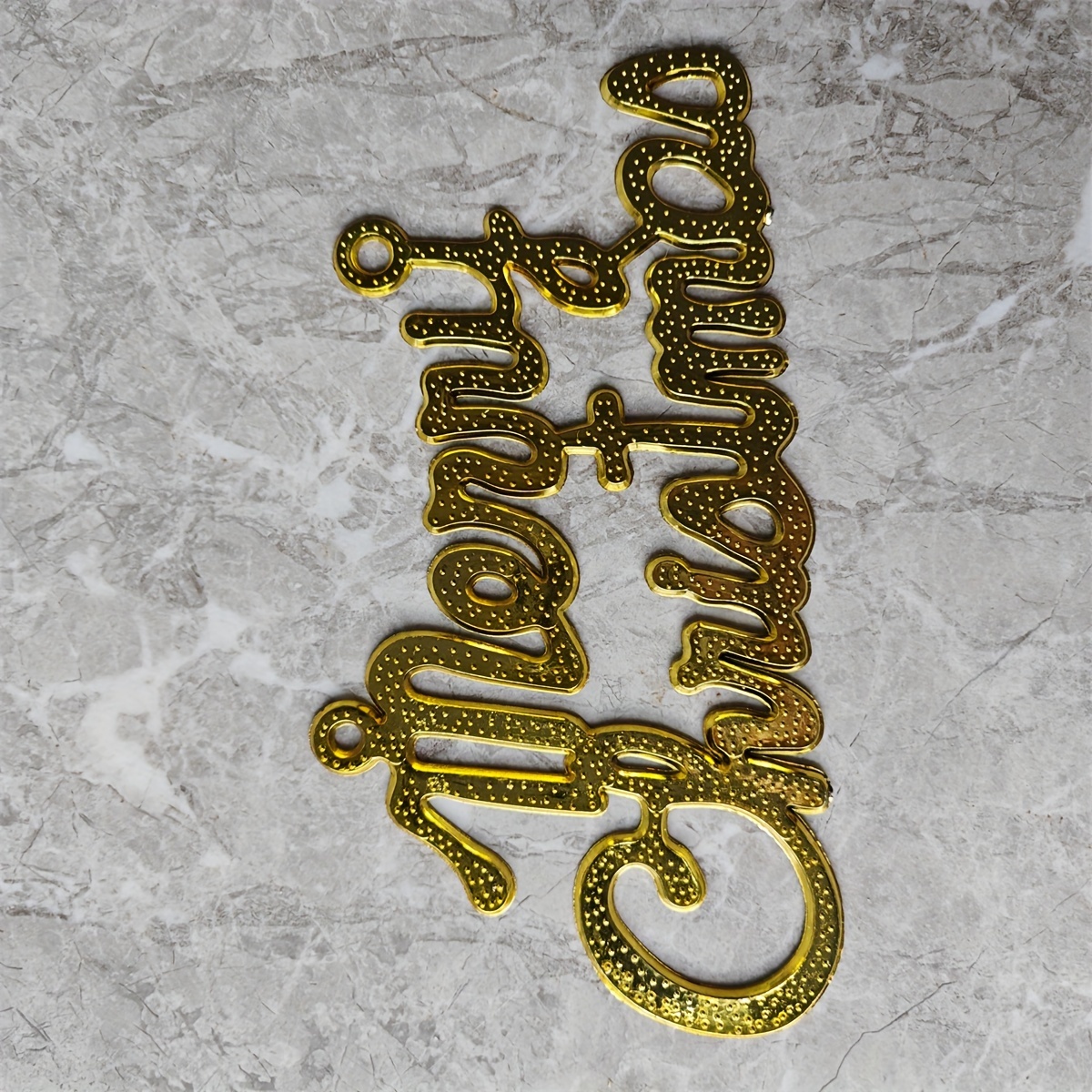 Christmas Hanging Sign Sparkling Tree & Wreath Festive Decor