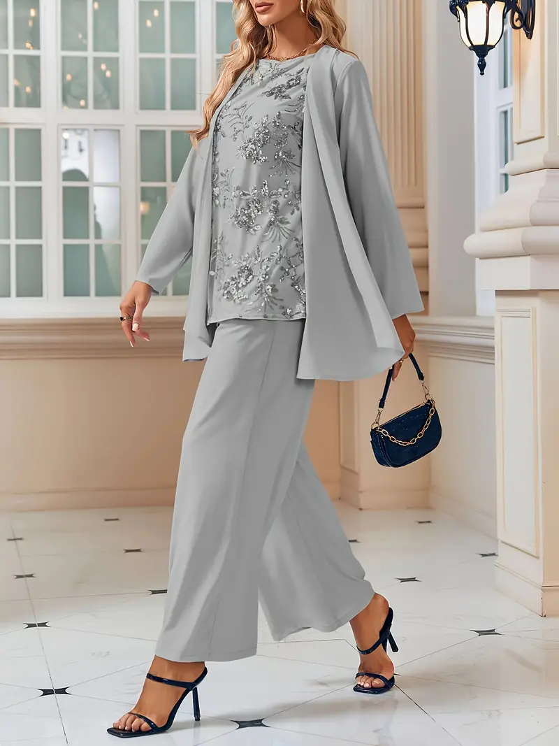 Bride Pant Suits Grandmother Of The Bride Shoes Womens 3pcs Lace Pants Suits Set Elegant Mother Bride Outfit Temu Bride Pant Suits Grandmother Of The Bride Shoes Womens 3pcs Lace Pants Suits Set Elegant Mother Bride Outfit Temu