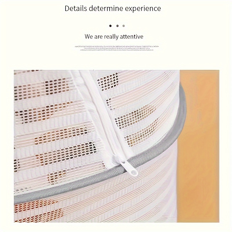 1 layer herb drying rack polyurethane hanging storage non waterproof multipurpose drying bag for herbs fruits vegetables fish clothes and toys with unique closure system details 7