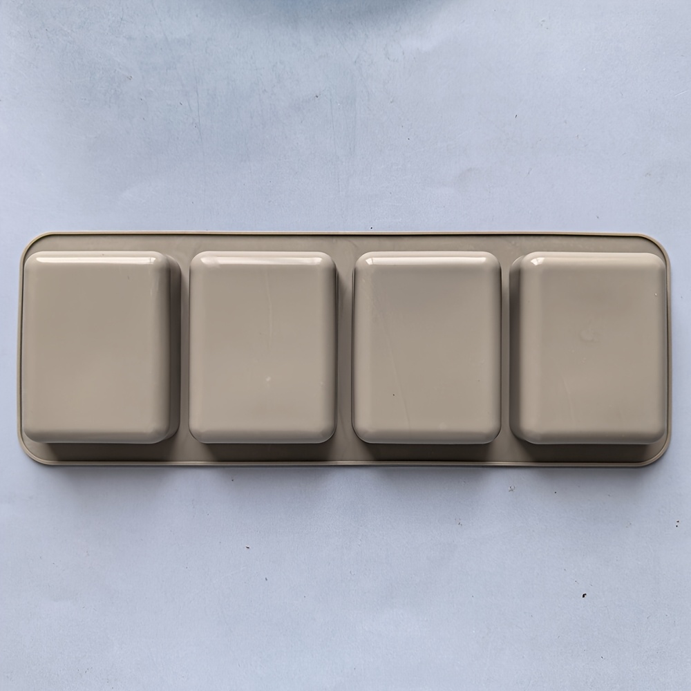 TEMU 1pc Cube Soap Silicone Mold Handmade Aromatherapy Candle Gypsum Epoxy Resin Dried Flower Soap Silicone Mold