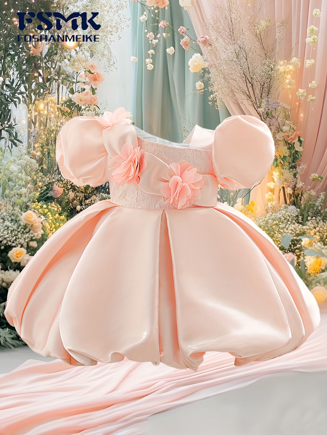 baby girl party dress sold on Temu United States