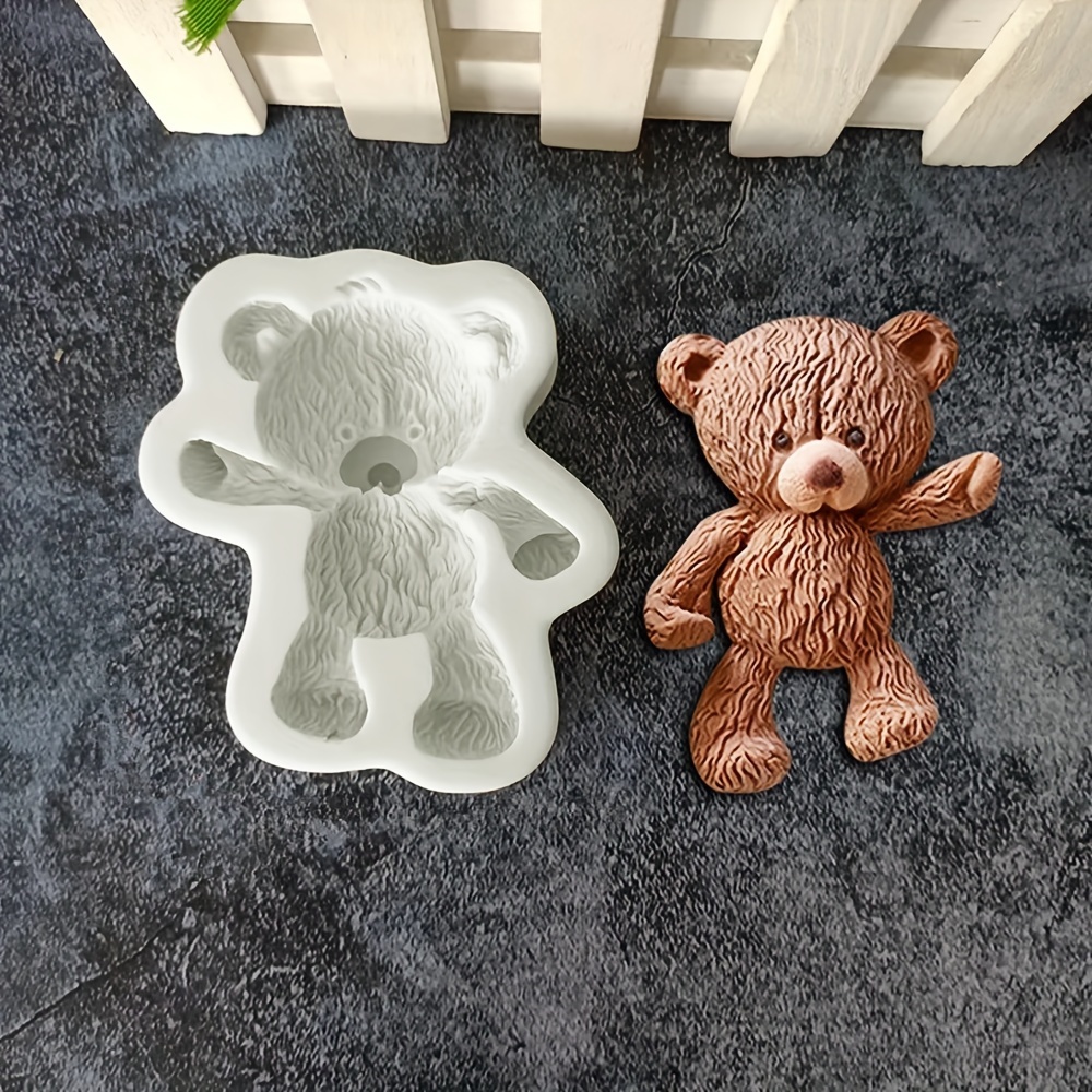 Silicone Mold Cute Bear Baking Decorating Tools For Diy Pastry Chocolate Candy Dessert Accessories Fondant Moulds