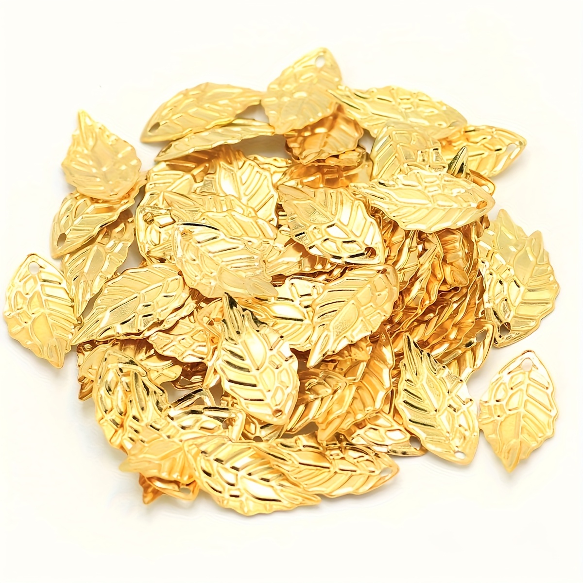 100pcs Of Alloy Pendants With Holes And Cutouts
