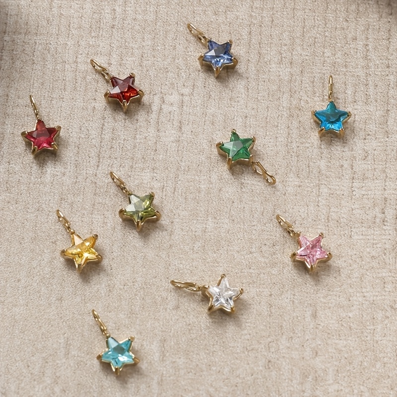 Star-Shaped Zirconia Pendant for Back-To-School Season