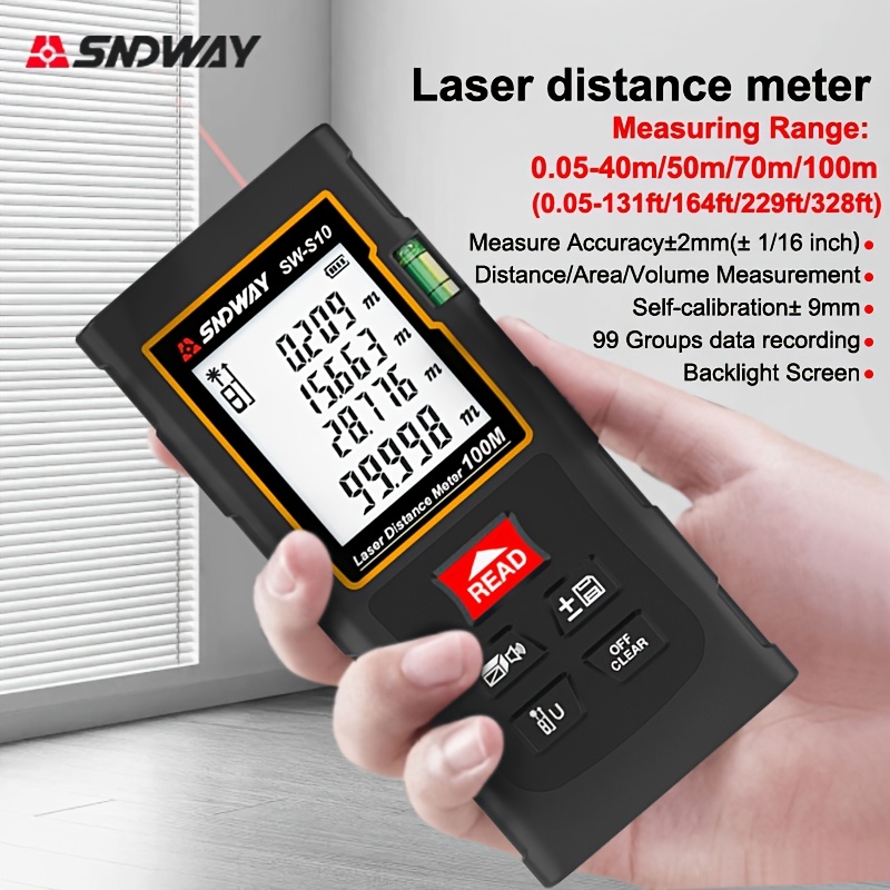 Laser Measurement Tool, 131ft Portable Digital Laser Cameroon
