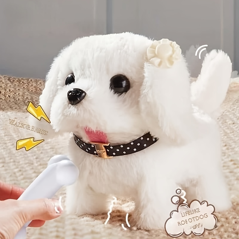 robot puppy realistic golden retriever toy puppy interactive Temu