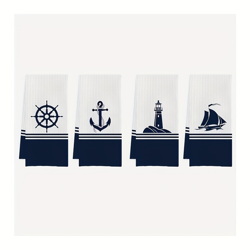 

4pcs Towels Set, 18x26 , Polyester Towels, , , Decorative - For