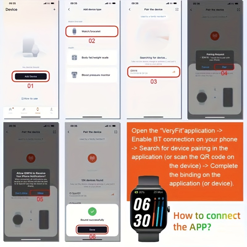 Montre Connectée FAWEIO avec Appels/Composition Sans SIM, Compatible Android/iPhone, Suivi Fitness 100+ Modes Sport, Compteur de Pas, Montre Intelligente pour Hommes & Femmes, Écran 1,95