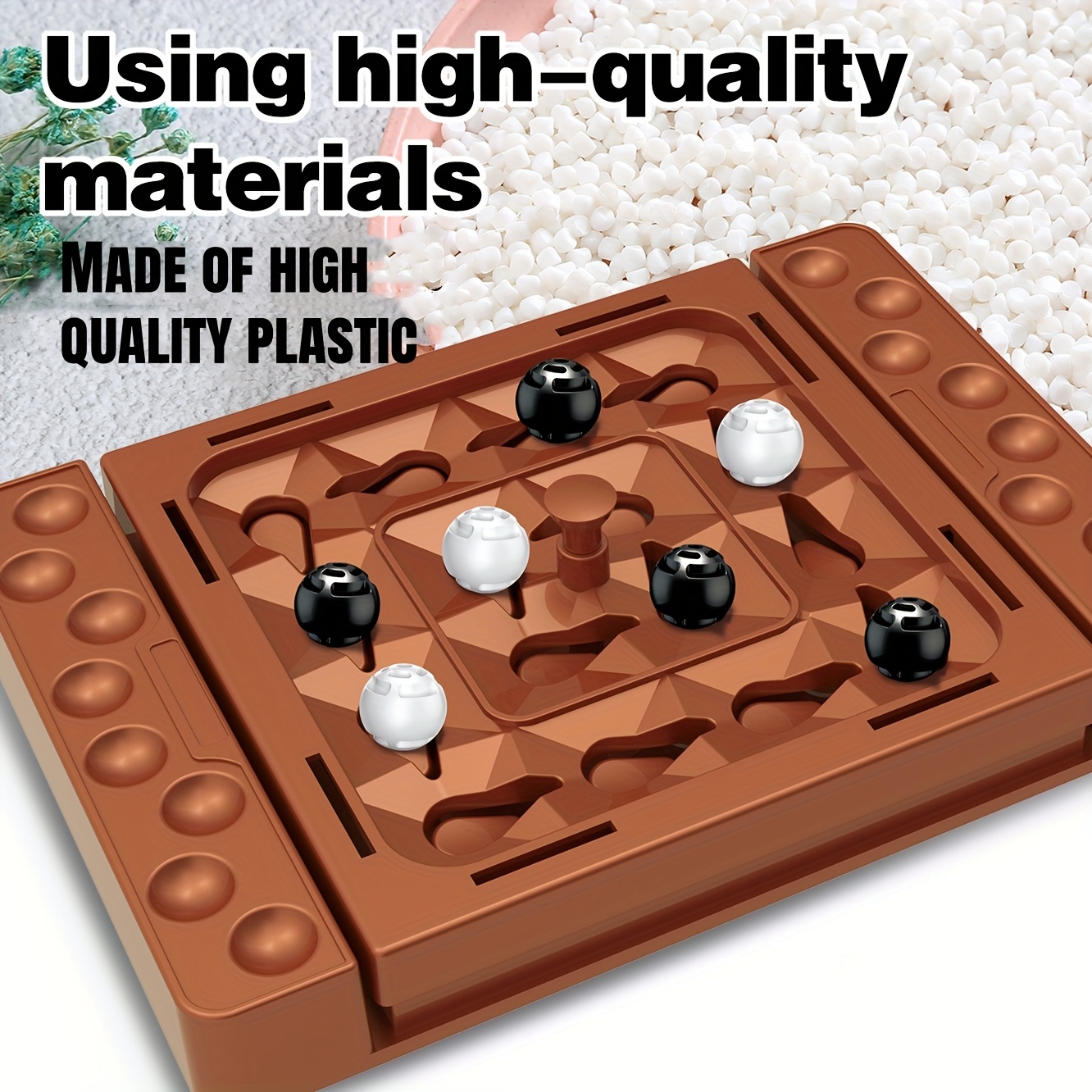 Logic Board Game for Kids Ages 3 and Up, Strategy Game with High-Quality ABS Plastic, Ideal for Family Gatherings, Parties, and Travel