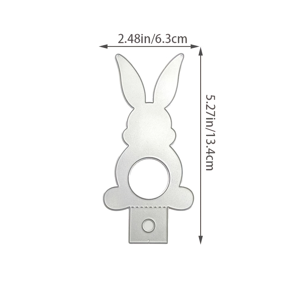 Bunnies Animal Shape Cutting Dies Carbon Steel Die Cut Templates For Card Making Scrapbooking Packaging Embellishment