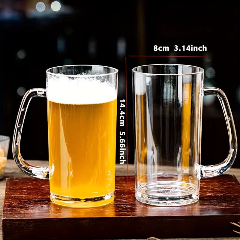 4pcs 10pcs set bar party acrylic beer mugs large capacity - Temu