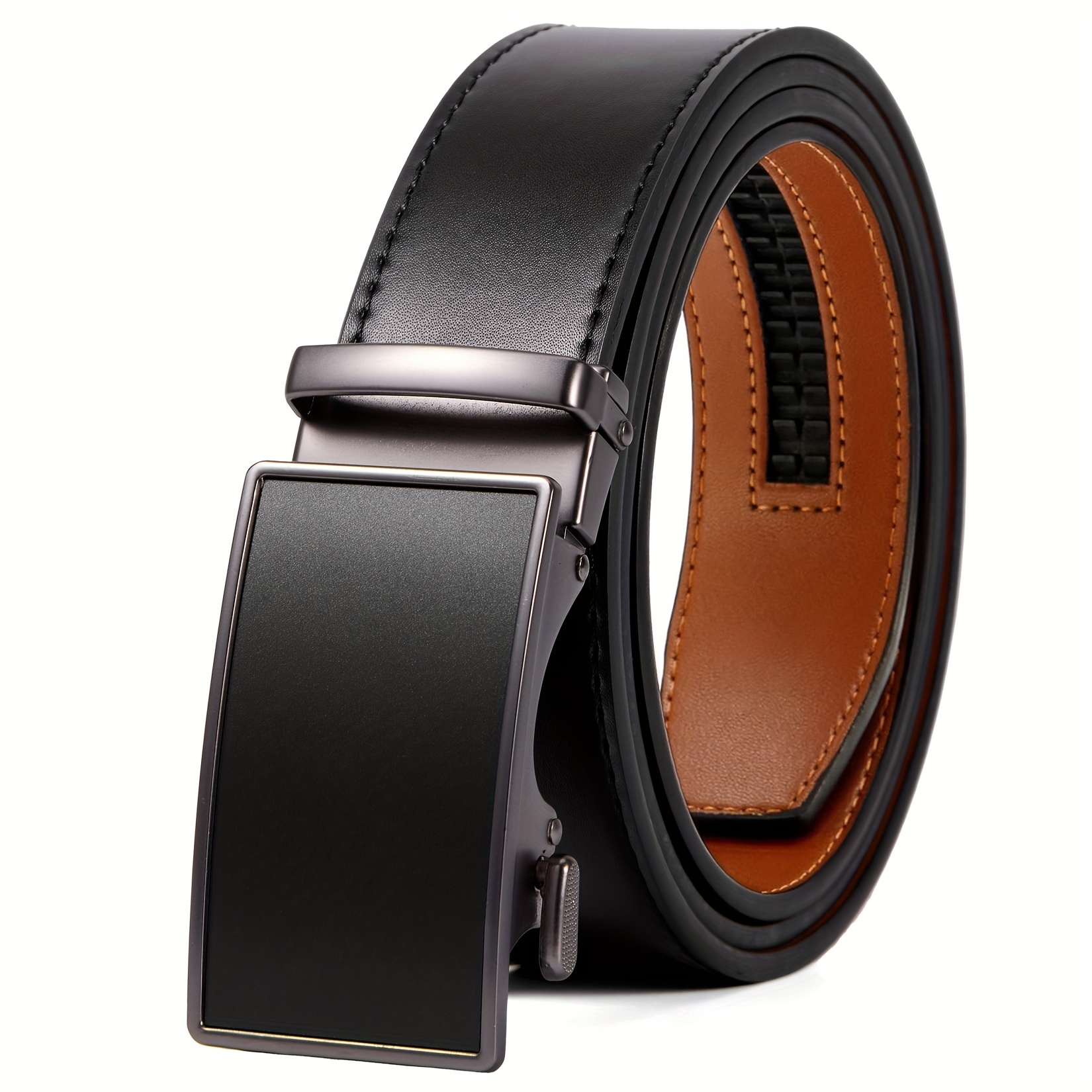 

Ratchet Belts Genuine Leather For Men-1 3/8" With Gift Box, For Casual Dress