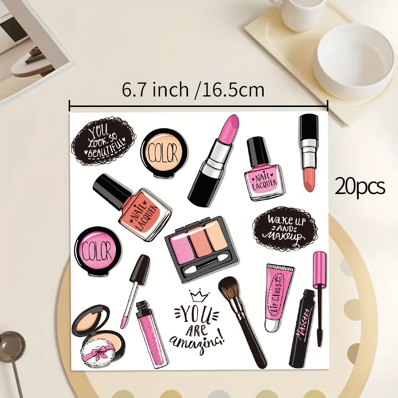 Hand-drawn Cosmetics - ! Party Napkins For Birthdays, Bachelorette Parties, And More For Halloween, Christmas Event & Party Supplies Halloween&christmas