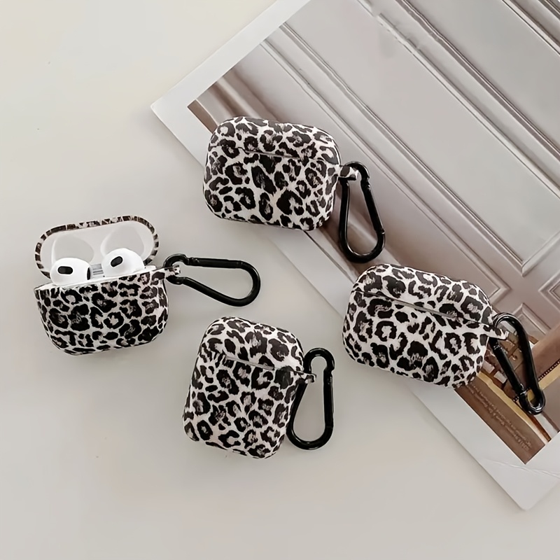 Leopard Print Silikonhülle Passend für Airpods Pro Kopfhörerhülle für Airpods4/3 Dritte Generation für Apple Kopfhörerhülle für Airpods1/2 No Cover Pro2 Zweite für Airpods Pro3 Generation Kopfhörerbox