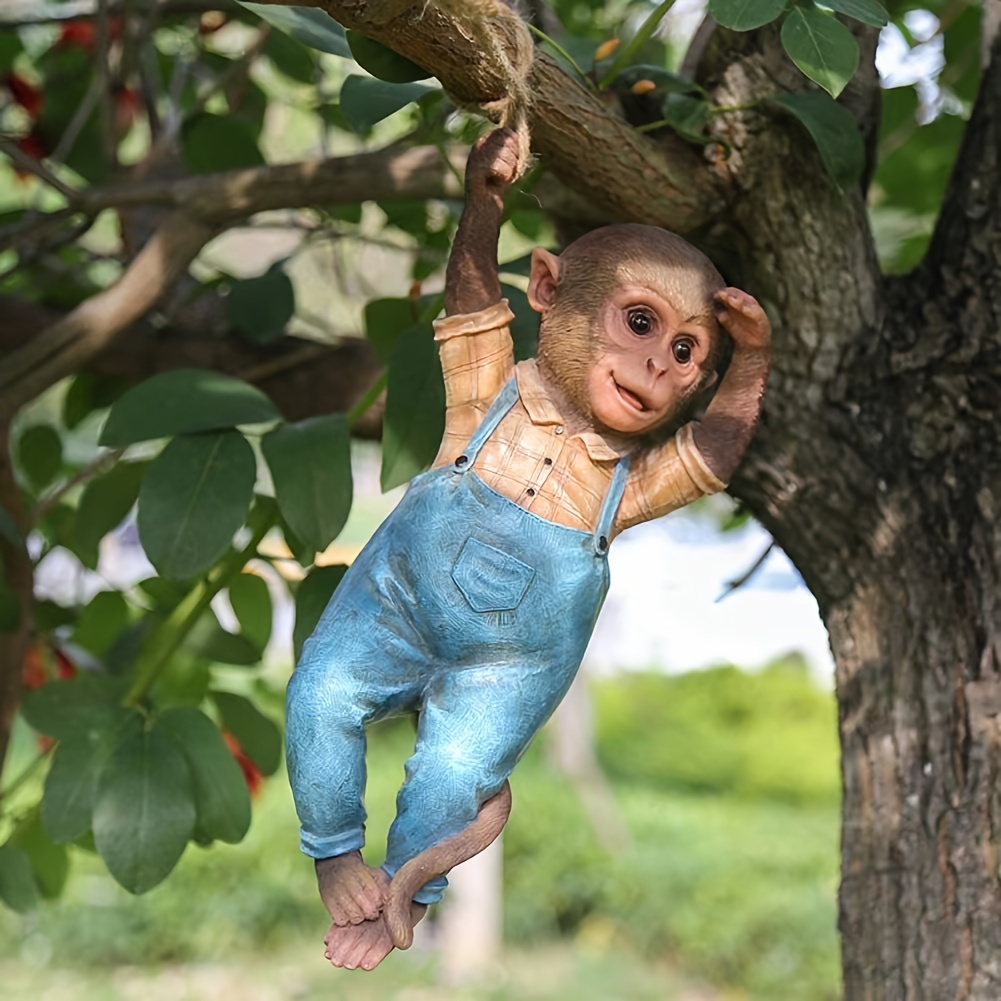 

Charming Resin Monkey Garden Ornament - Outdoor Yard Animal Sculpture Decor