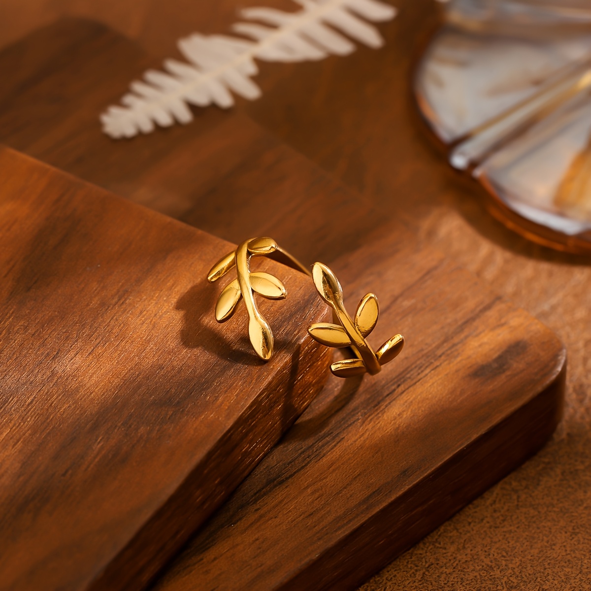 Image of 1pc Stainless Steel Open-ring, Made Of And Non-fading Material. Suitable For Daily Wear, As Well As For Gift- On Special Occasions Or For Family .