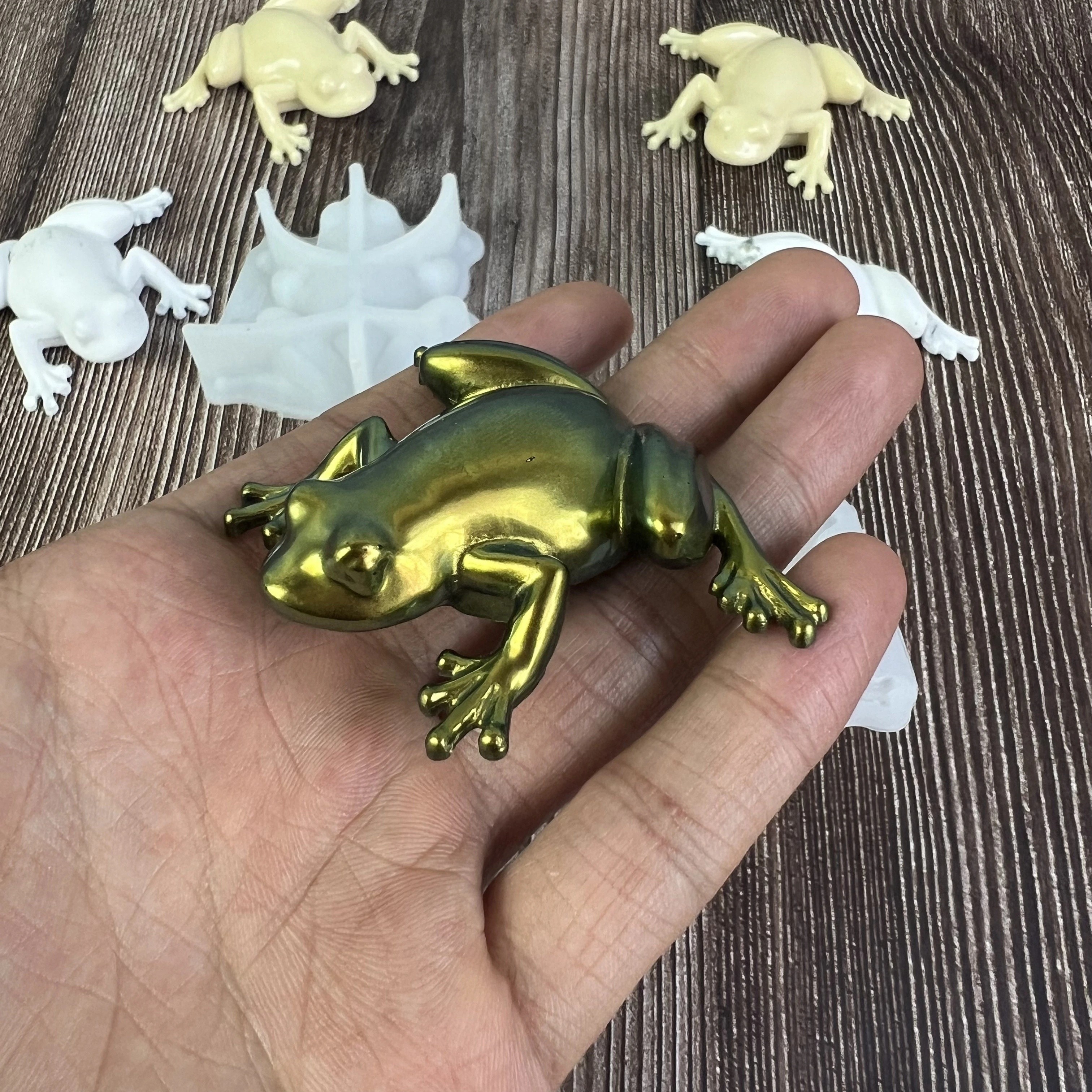 

Frog Silicone Mold For Diy Jewelry Casting - Irregular Shape, Silicone Material