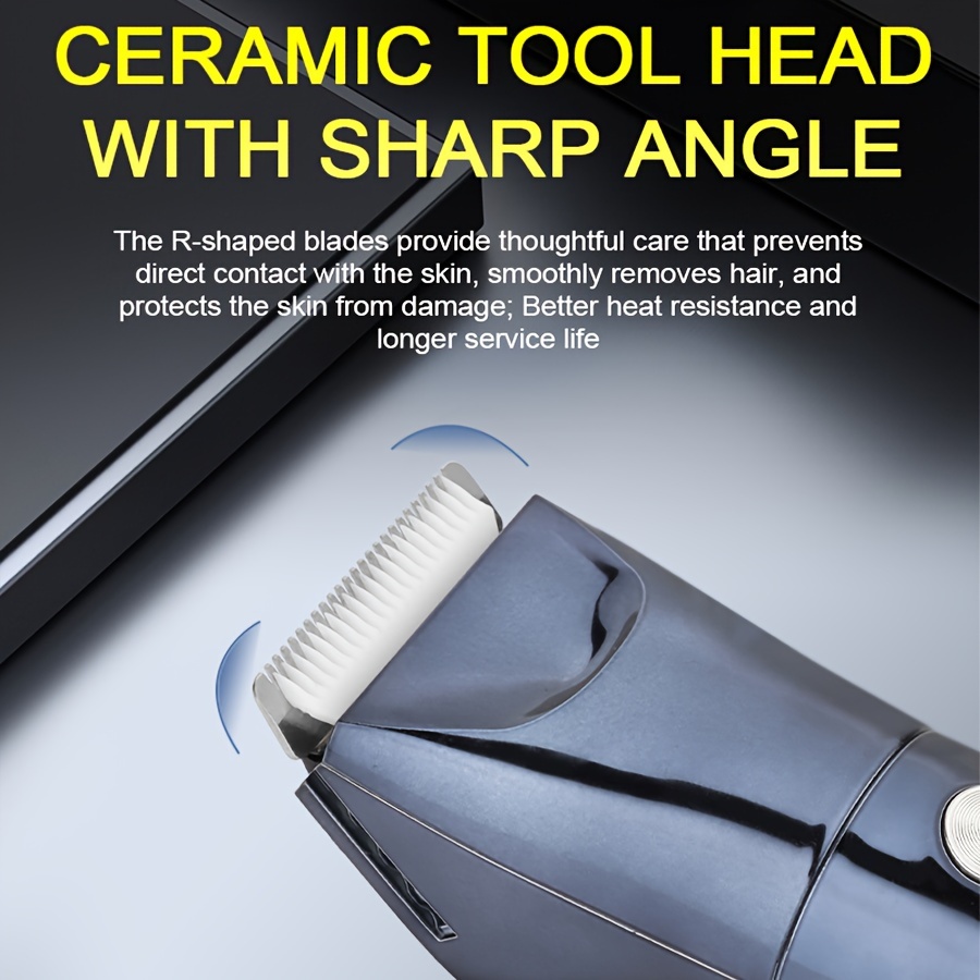 5 in1 professional body hair trimmer groin body trimmer for men replaceable ceramic blade electric shaver with shaver blade hair clipper nose hair trimmer and eyebrow trimming knife Product details 7