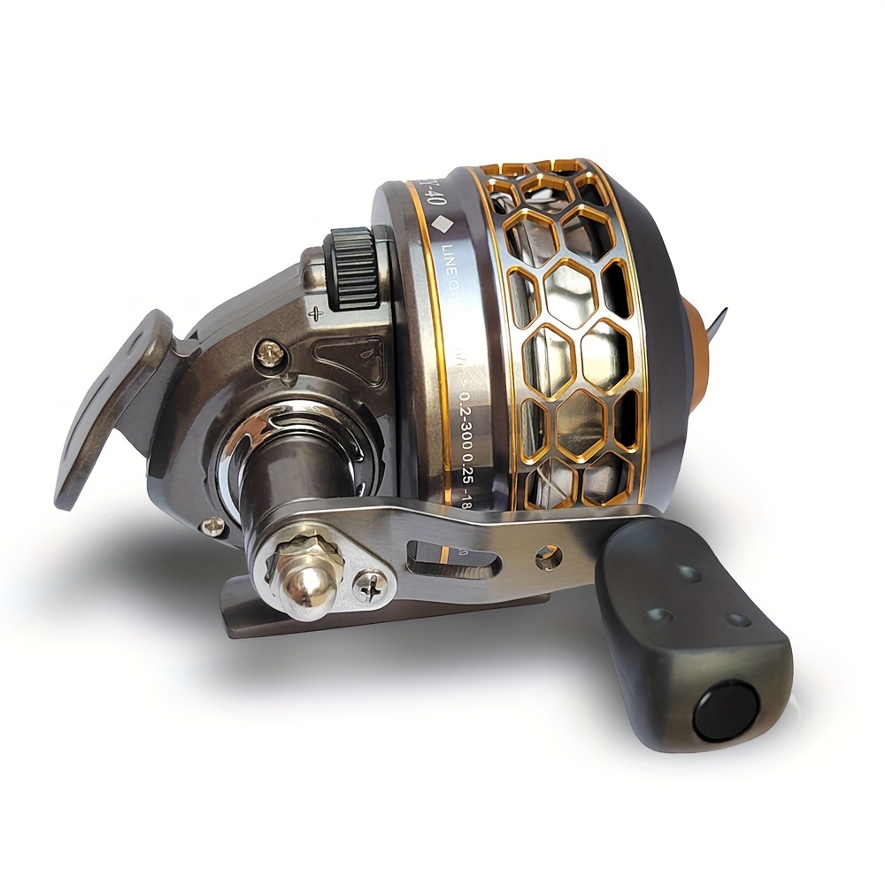 

Fy 4000 Spincast Fishing Reel - Ambidextrous, Easy Push-button Casting, Smooth 15lb Drag, Includes 131ft Braided Line